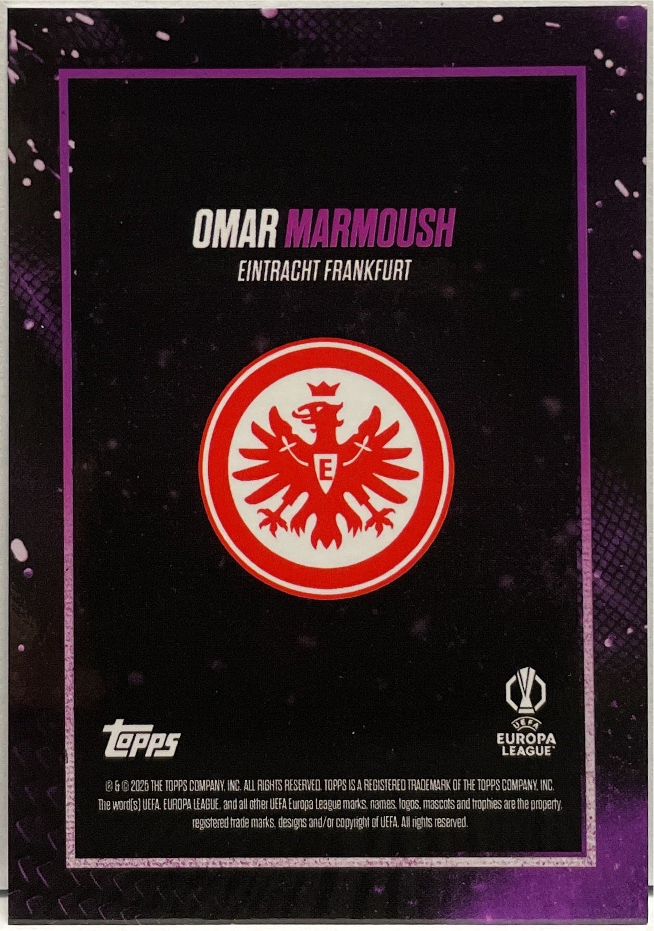 Omar Marmoush 7/25 Topps Showtime 2024/25