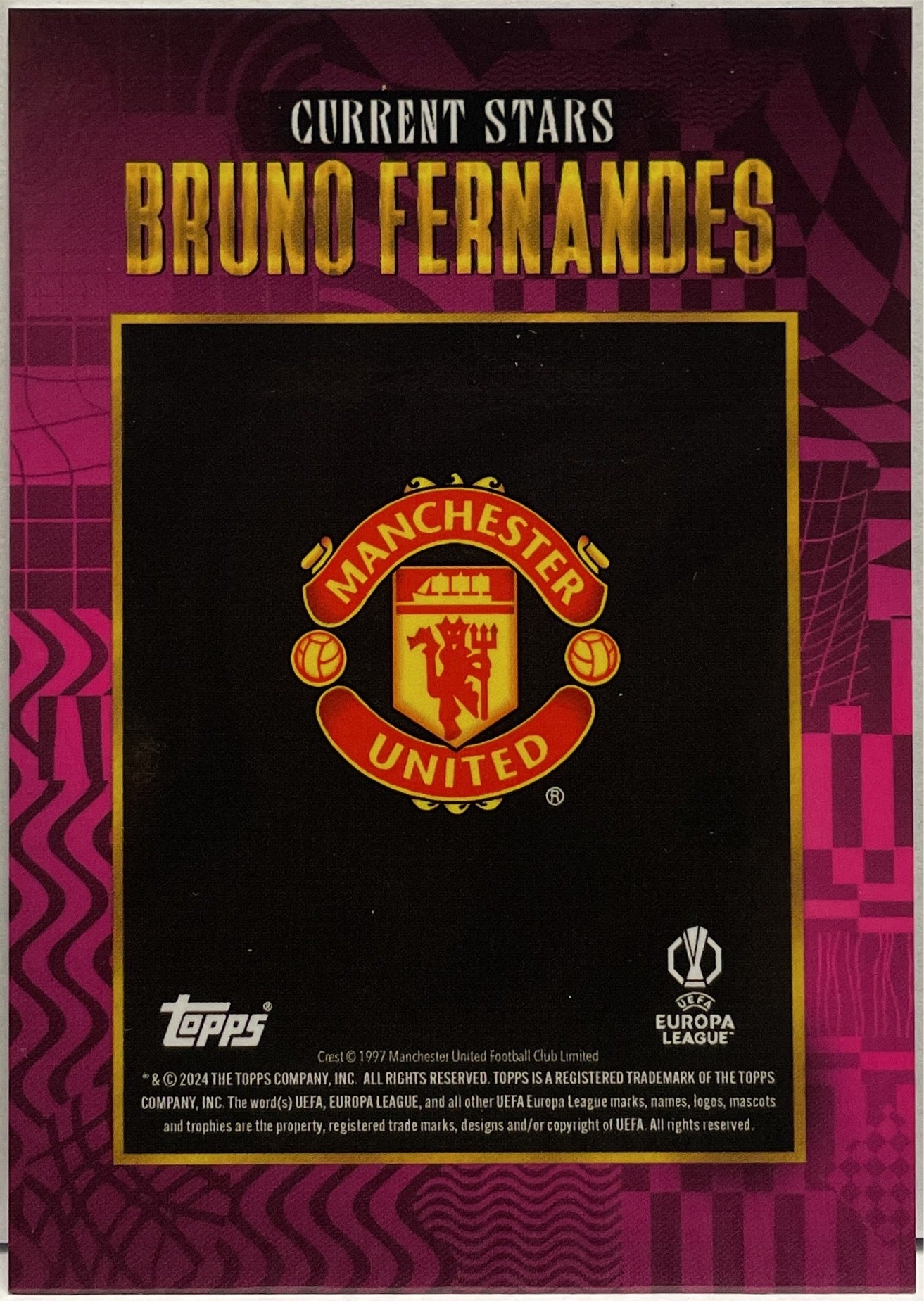 Bruno Fernandes 5/75 Topps Gold 2024/25