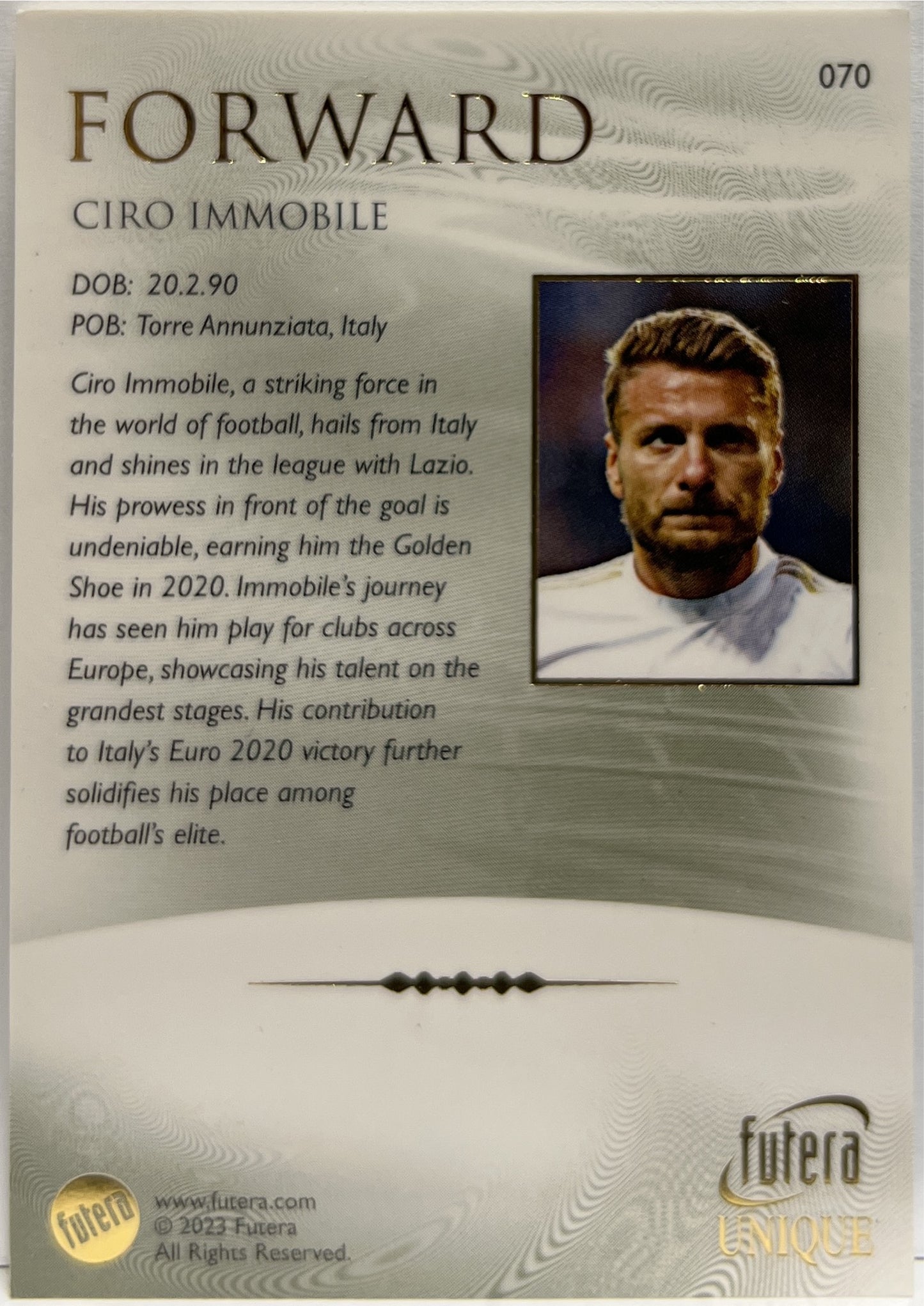 Ciro Immobile Futera Unique 2023