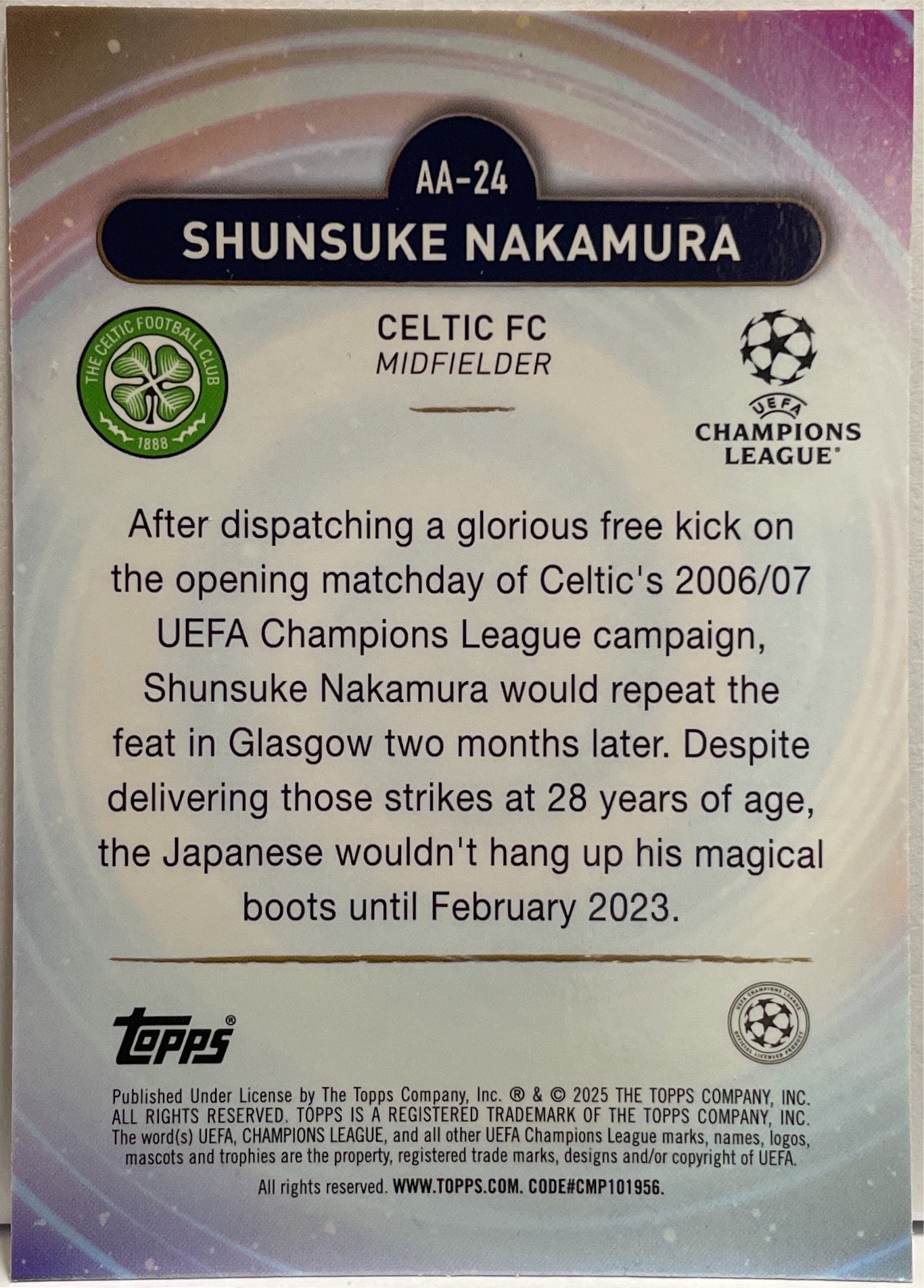 Mancolista-Ageless Alchemy-Topps Merlin 2024/25