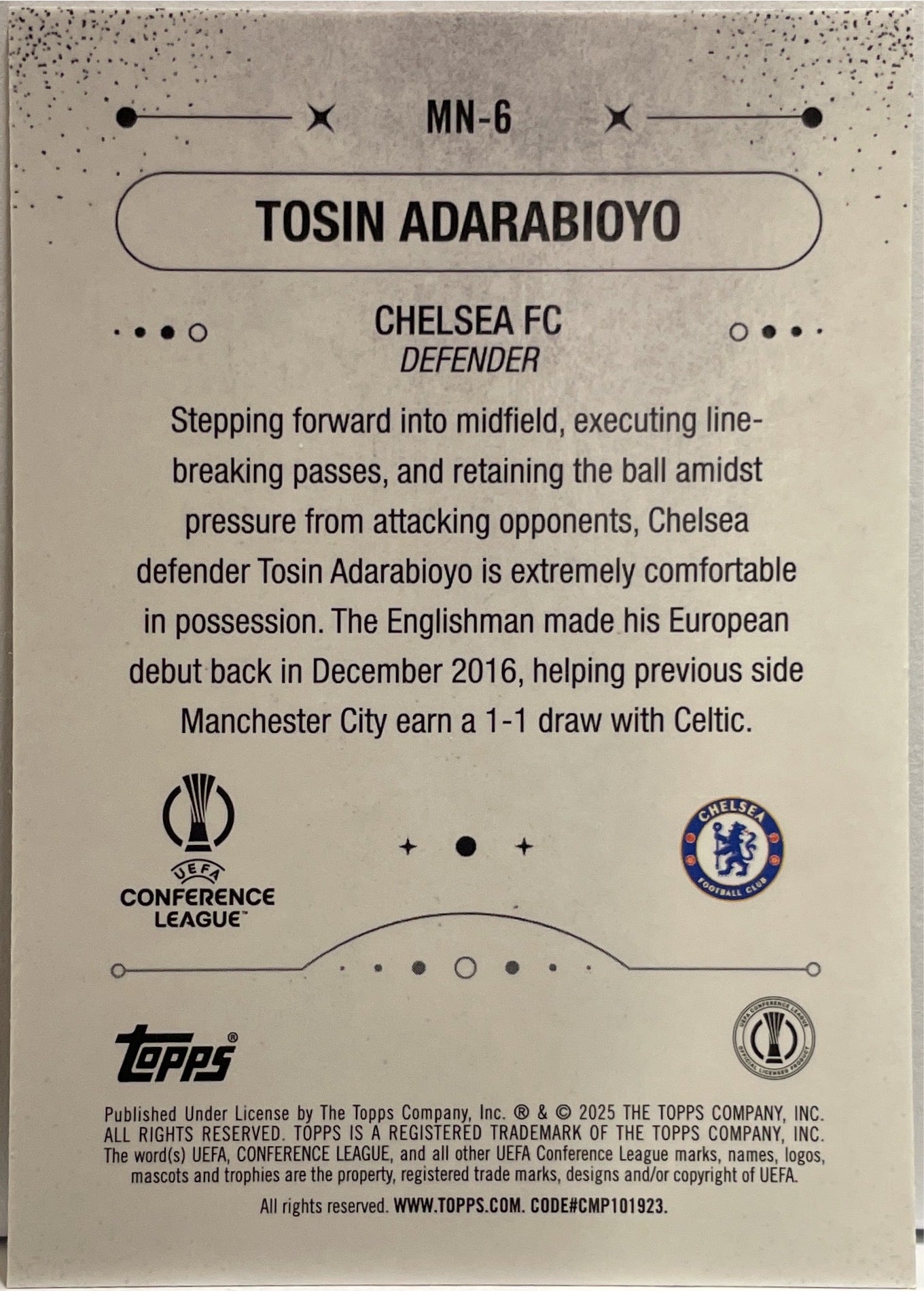 Mancolista-Mystic Nights-Topps Merlin 2024/25