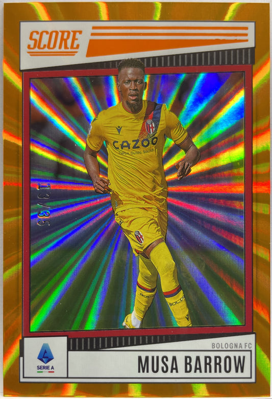 Musa Barrow 13/35 Orange Laser Score Serie A 2022/23