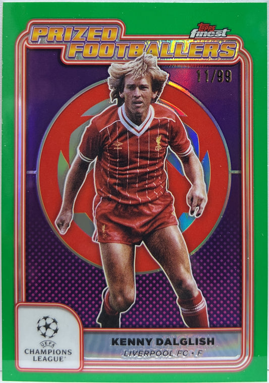 Kenny Daeglish 11/99 Prized Footballers Green Topps Finest UCC 2024/25