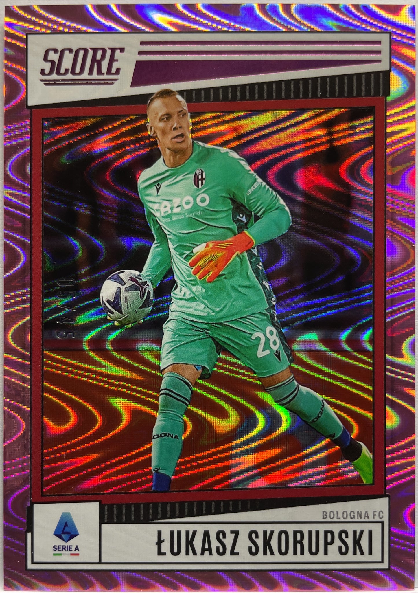 Lukas Skorupski 5/45 Pink Swirl Score Serie A 2022/23