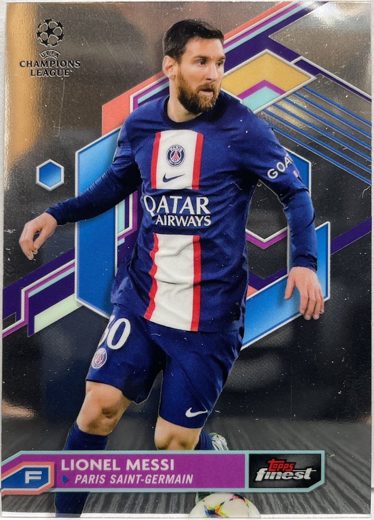 Lionel Messi Topps Finest UCC 2022/23