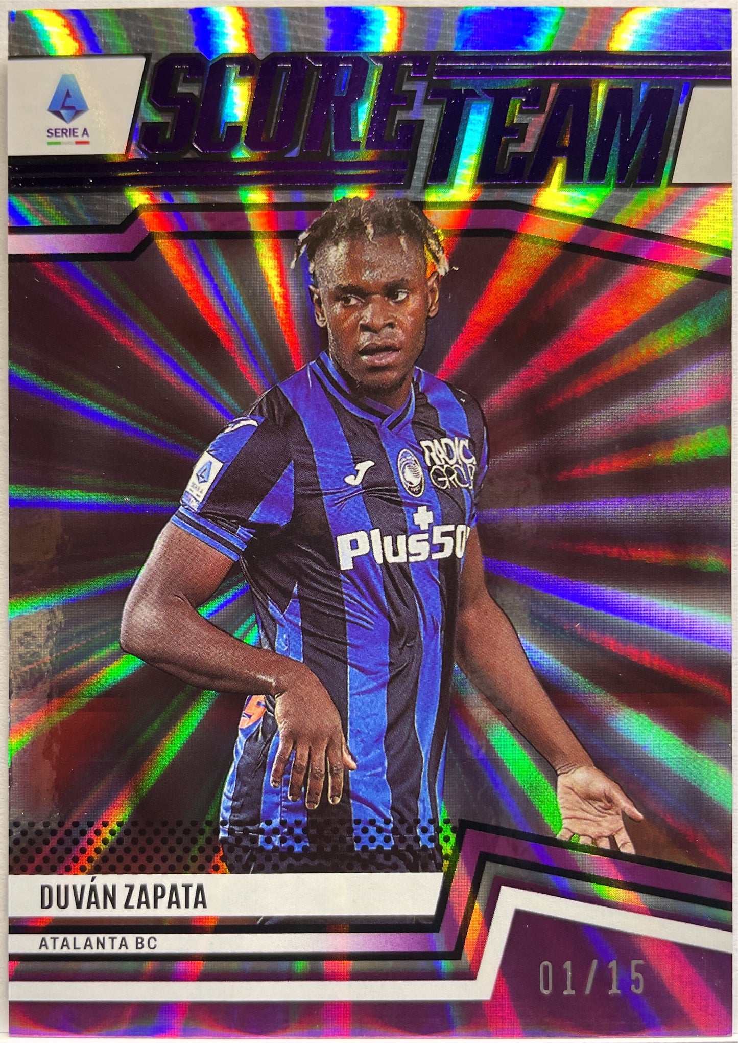 Duvan Zapata 1/15 Score Team Purple Laser Score Serie A 2022/23