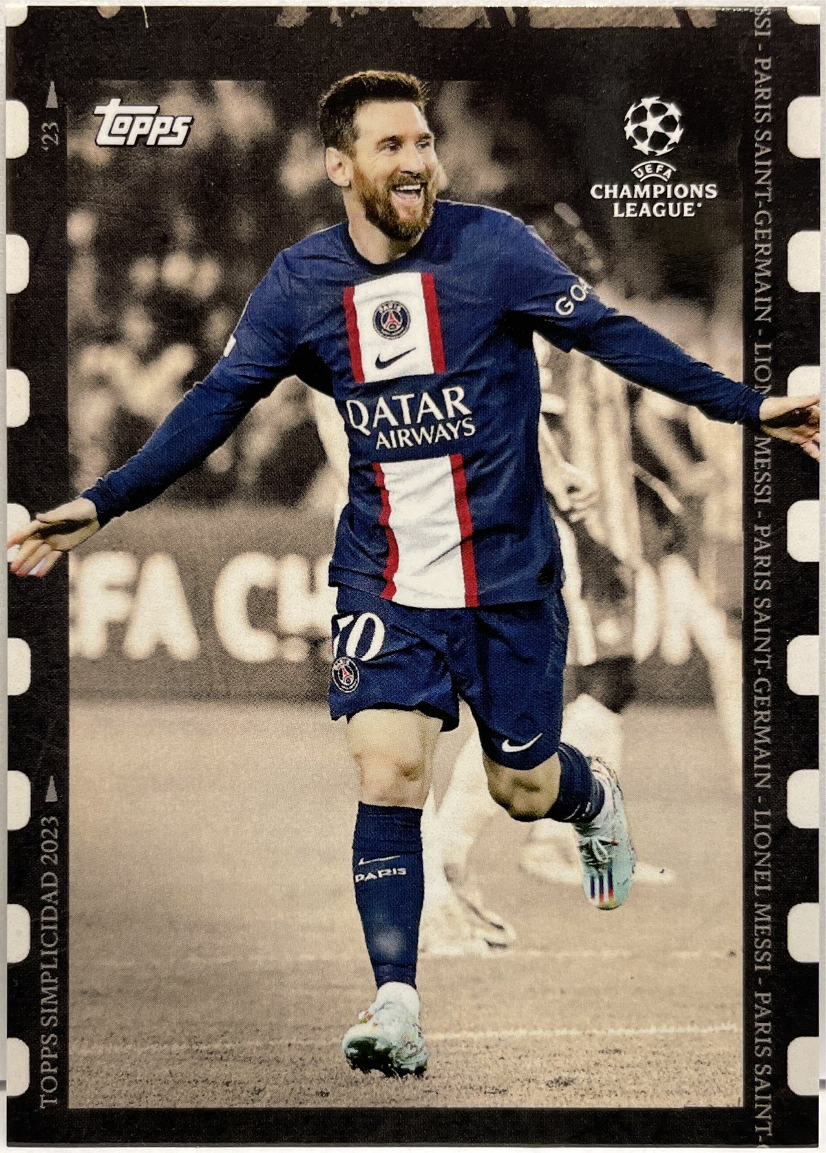 Lionel Messi Filmstrip Topps Simplicidad 20222/23