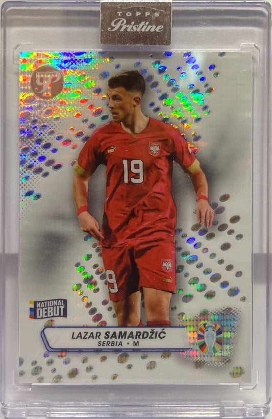 Lazar Samardzic Pristine National Debut Topps Pristine Uefa Euro 2024