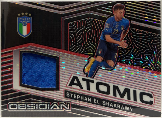 Stephan El Shaarawy 17/44 Patch Atomic Memorabilia Obsidian 2021/22