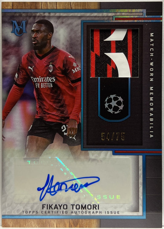 Fikayo Tomori 54/75 Patch Autograph Relic Topps Museum 2023/24