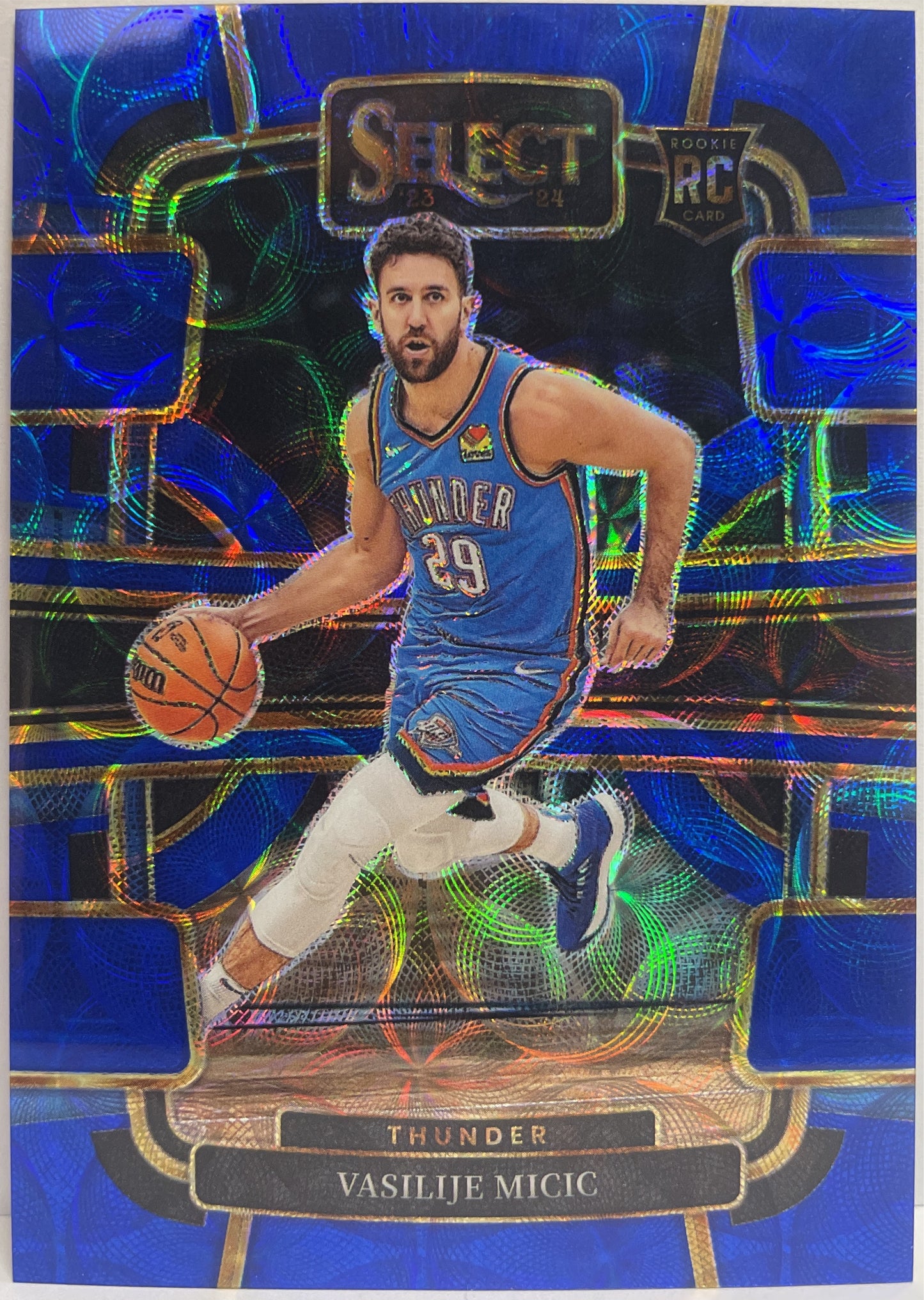 Vasilije Micic 66/249 Rookie Scope Blue Prizm Select Basketball NBA 2023/24