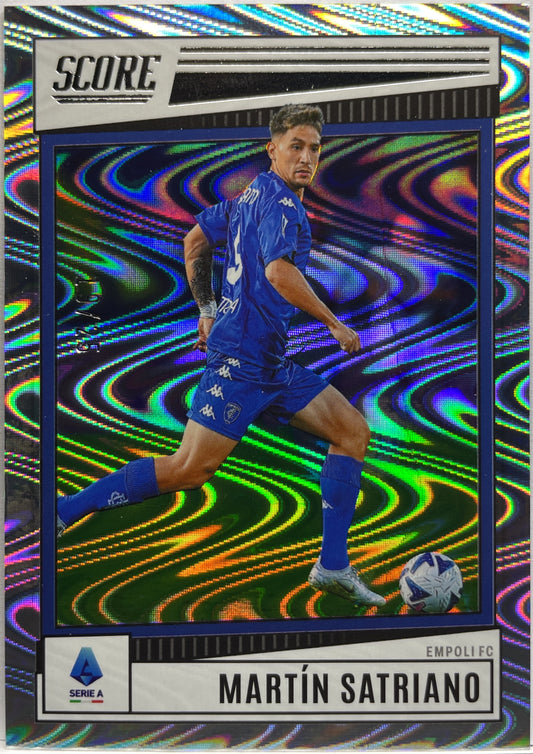 Martin Satriano 19/25 Silver Swirl Score Serie A 2022/23