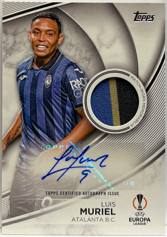 Luis Muriel 2/99 Patch Autograph Topps UCC 2023/24