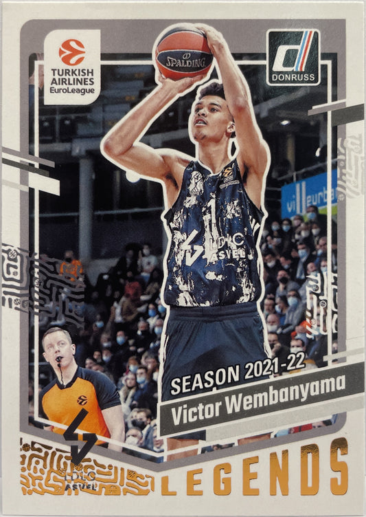 Victor Wembanyama Legends Donruss Euroleague Basketball 2023/24