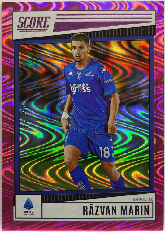 Razvan Marin 5/45 Pink Swirl Score Serie A 2022/23