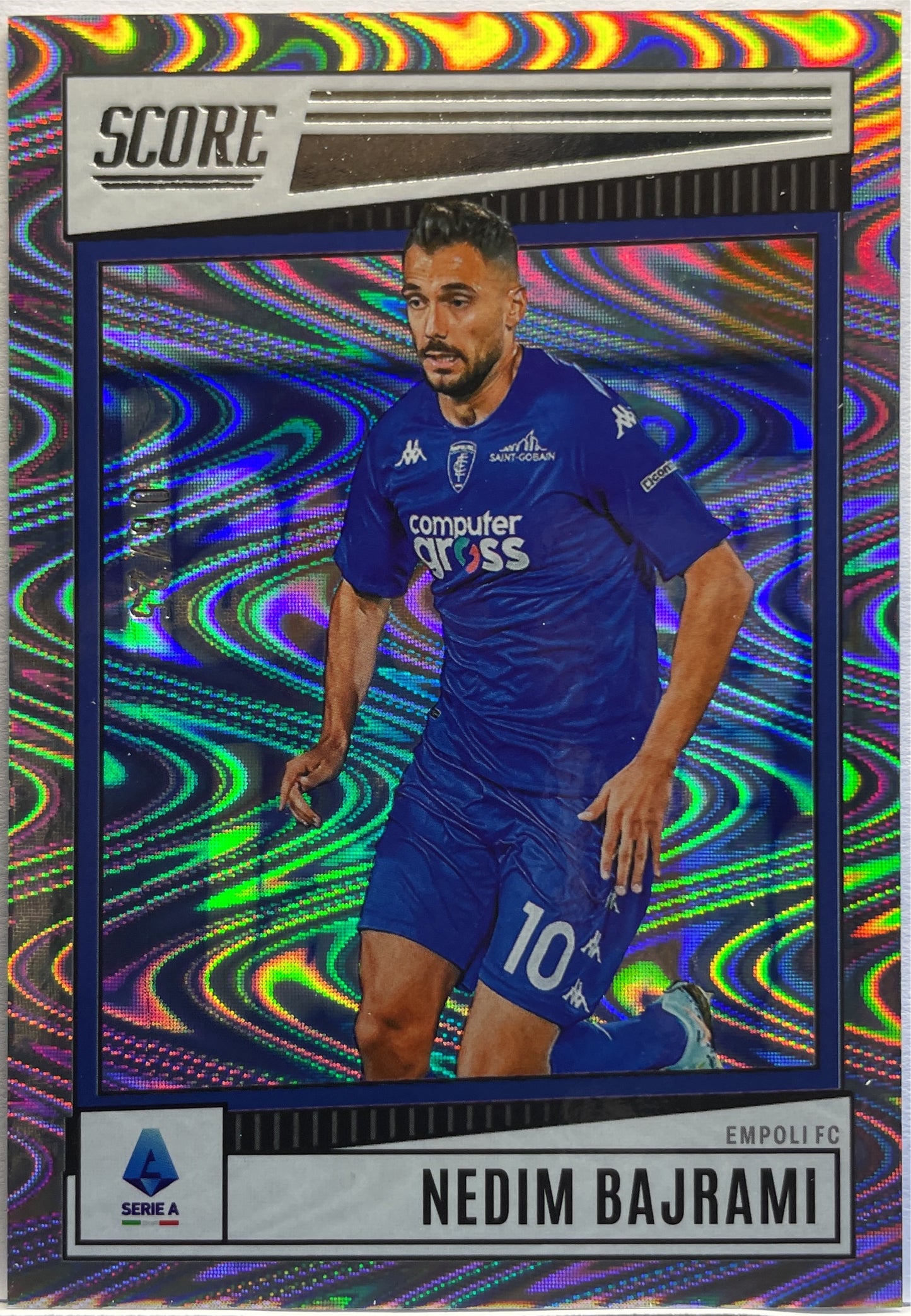 Nedim Bajrami 6/25 Silver Swirl Score Serie A 2022/23