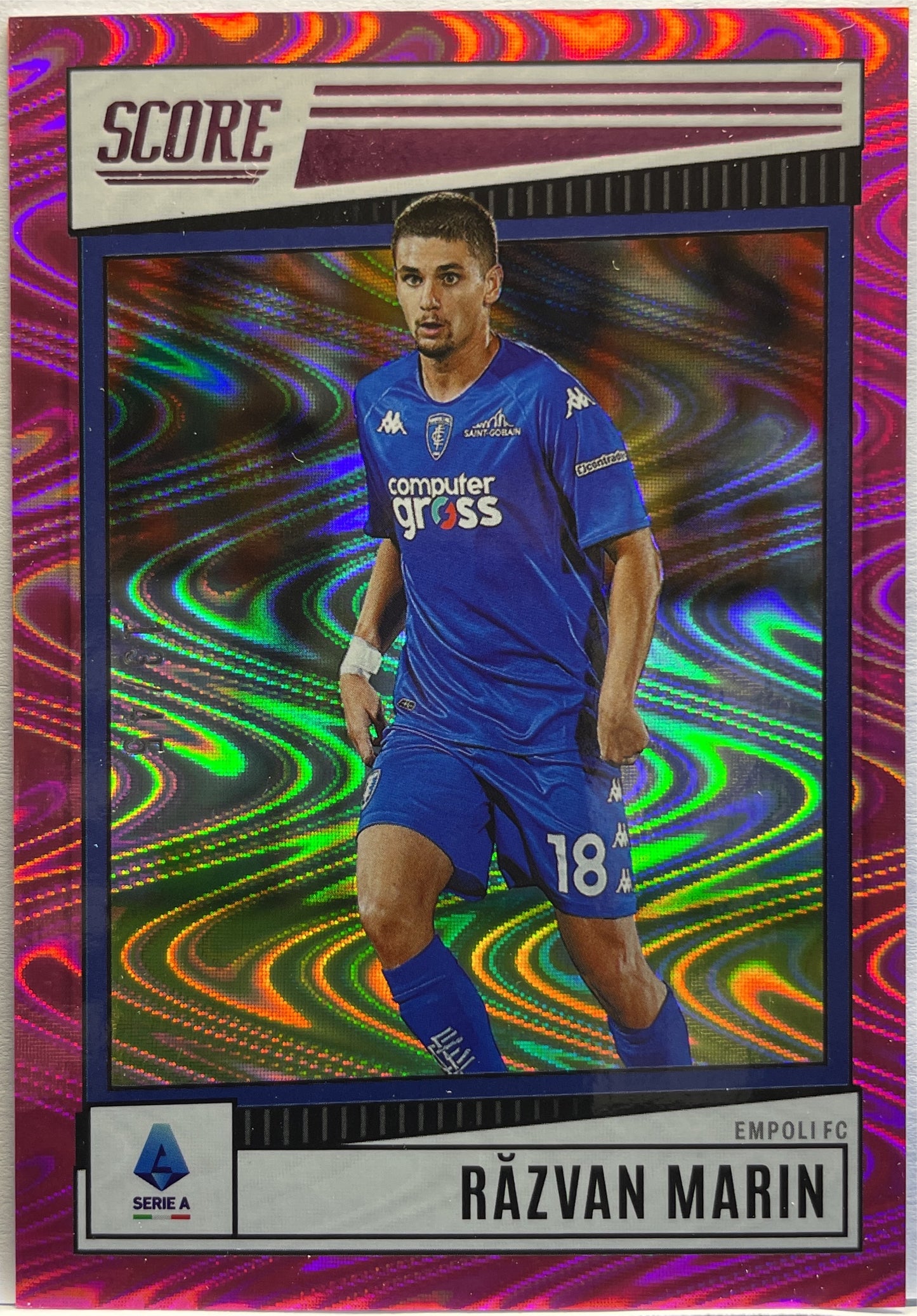 Razvan Marin 13/45 Pink Swirl Score Serie A 2022/23