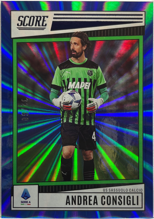 Andrea Consigli 32/60 Blue Laser Score Serie A 2022/23