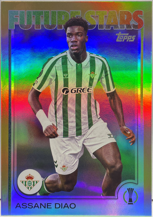 Assane Diao 30/50 Future Stars Gold Topps UCC 2024/25