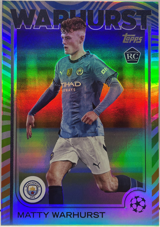Matty Warhurst 30/36 Rookie New Chapter Topps UCC 2024/25
