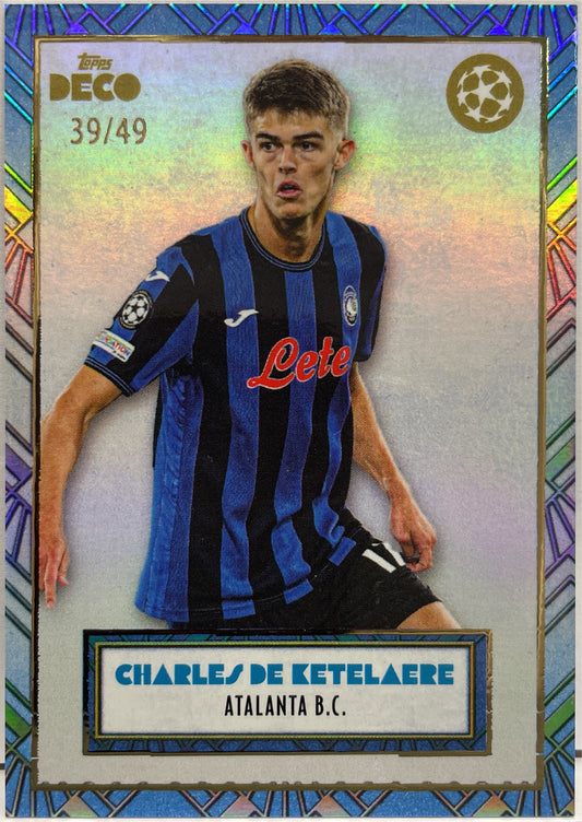 Charles De Ketelaere 39/49 Topps Deco UCC 2024/25