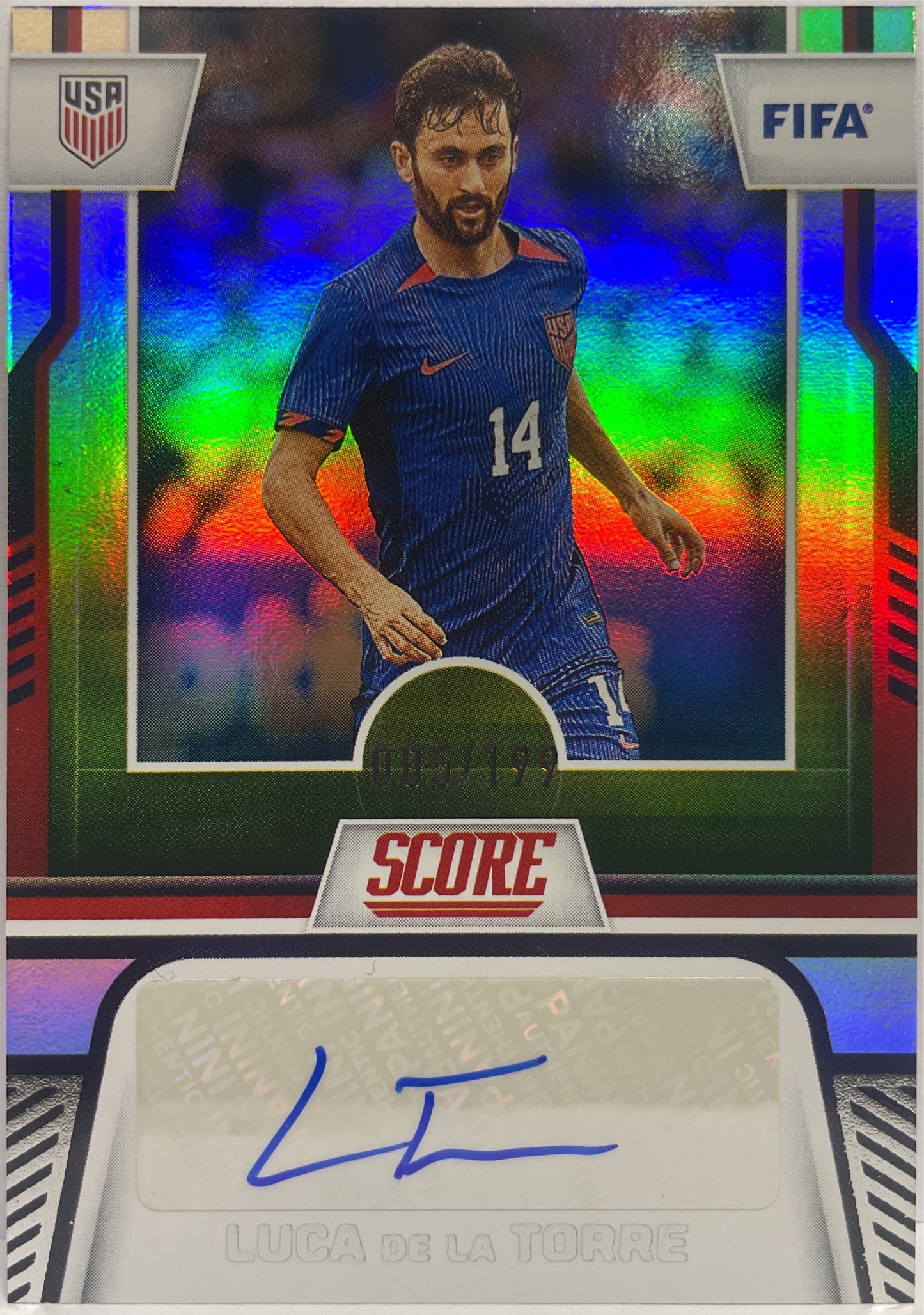 Luca De La Torre 5/199 Autograph Score Fifa 2023/24