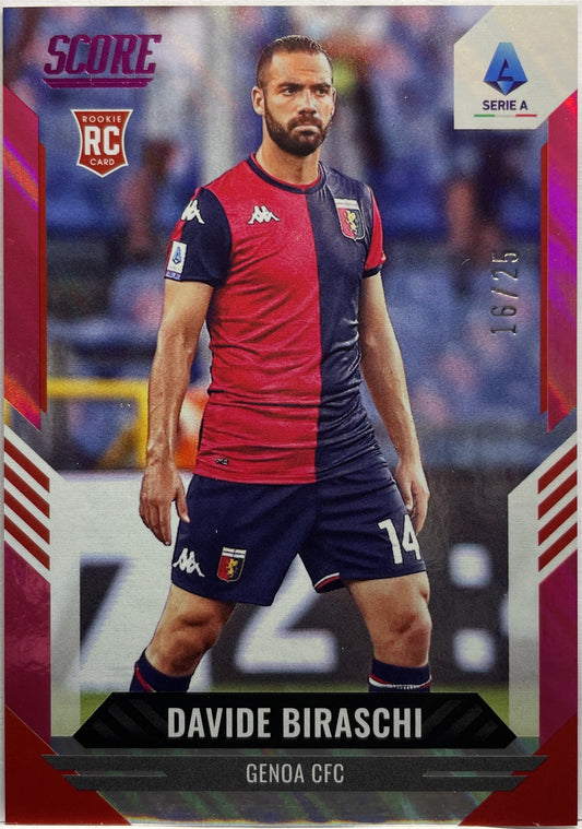 Davide Biraschi 16/25 Rookie Pink Score Fifa 2021/22