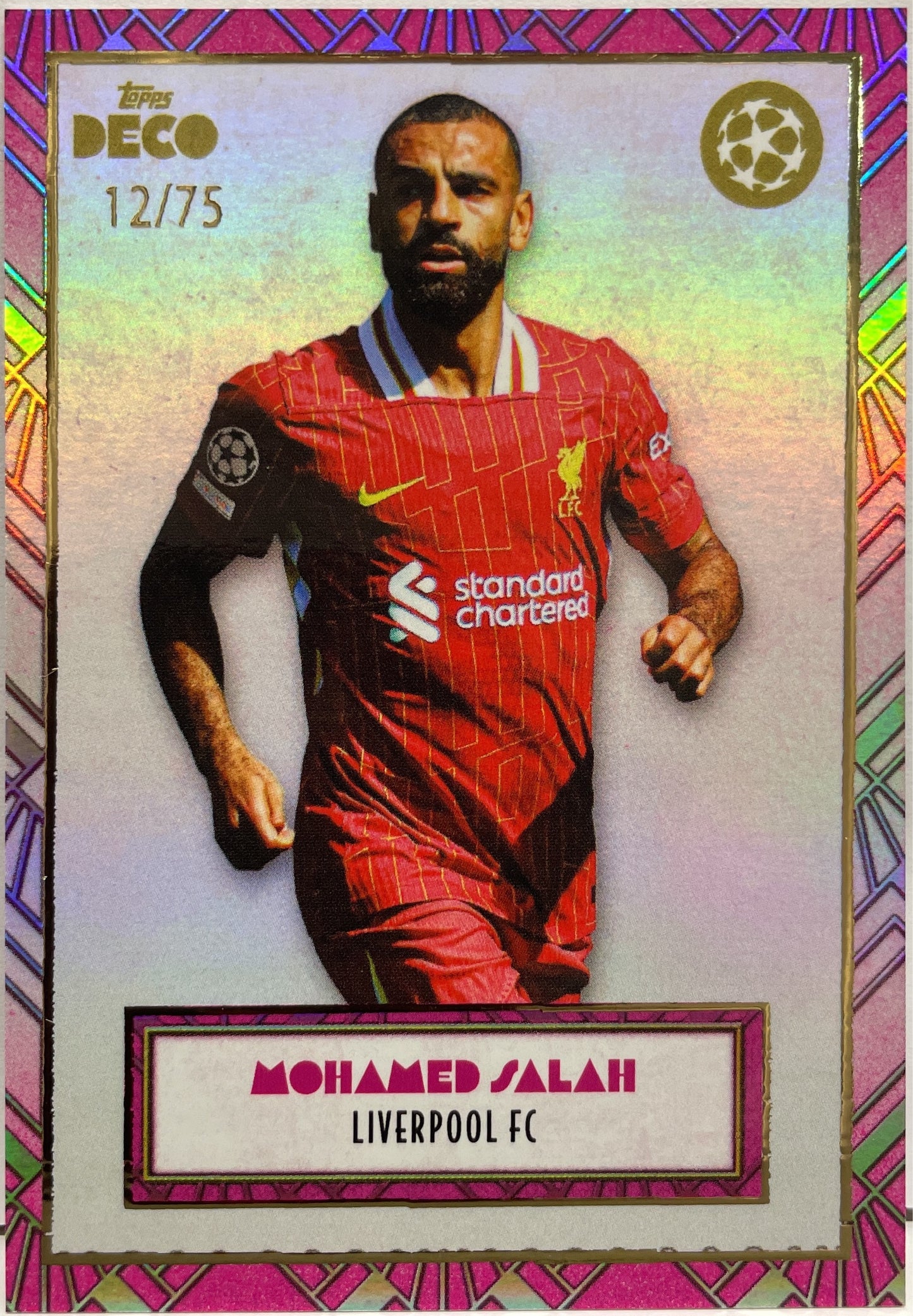 Mohamed Salah 12/75 Topps Deco UCC 2024/25