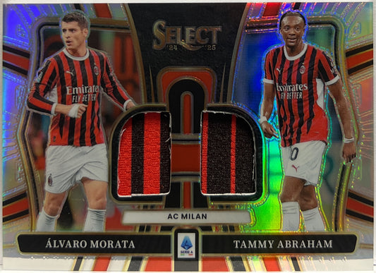 Alvaro Morata & Tammy Abraham Patch Dual Swatches Select Serie A 2024/25