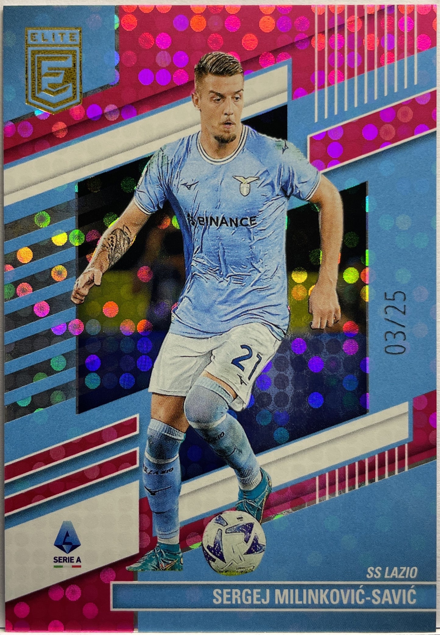 Sergej Milinkovic-Savic 3/25 Donruss Elite Serie A 2022/23