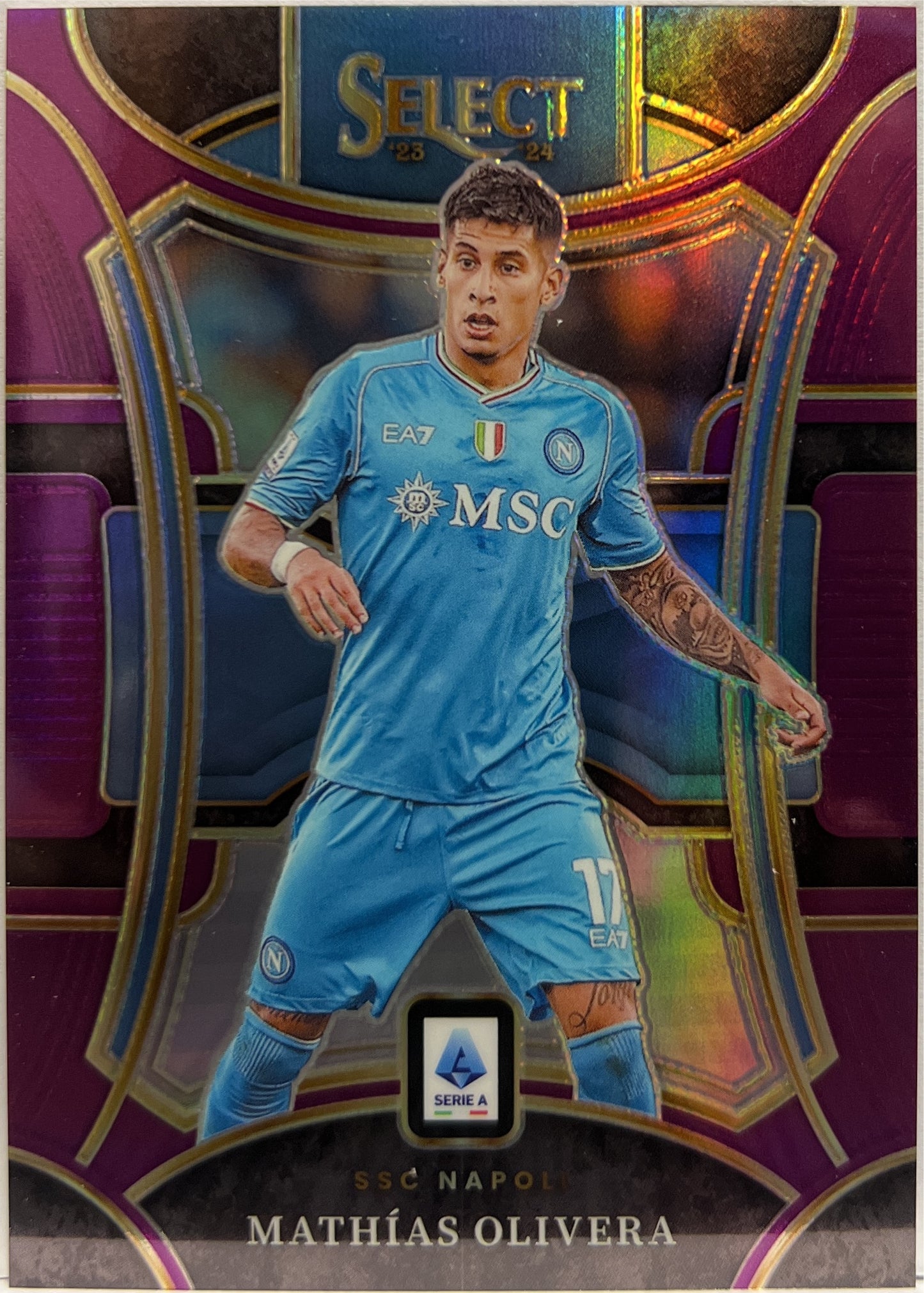 Mathias Olivera 25/49 Mezzanine Purple Select Serie A 2023/24
