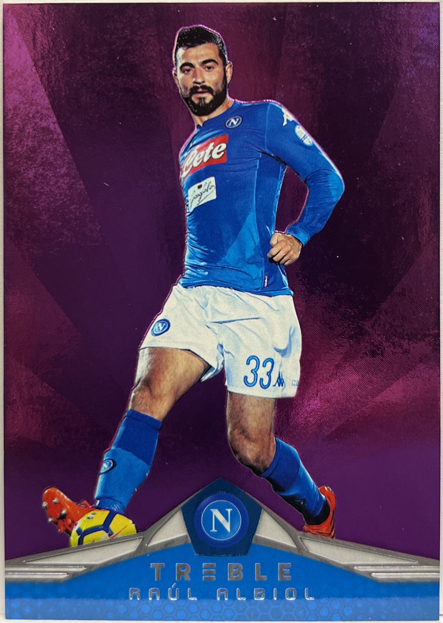 Raul Albiol 15/49 Purple Treble 2018/19