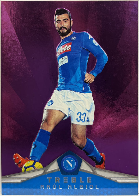 Raul Albiol 15/49 Purple Treble 2018/19