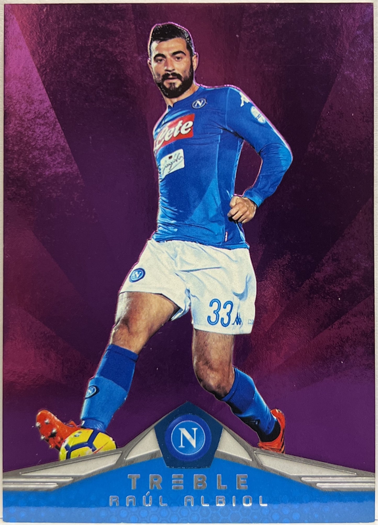 Raul Albiol 36/49 Purple Treble 2018/19