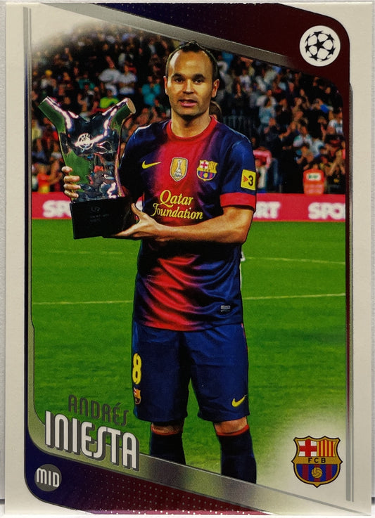 Andres Iniesta SP Image Variation Topps UCC 2025/26