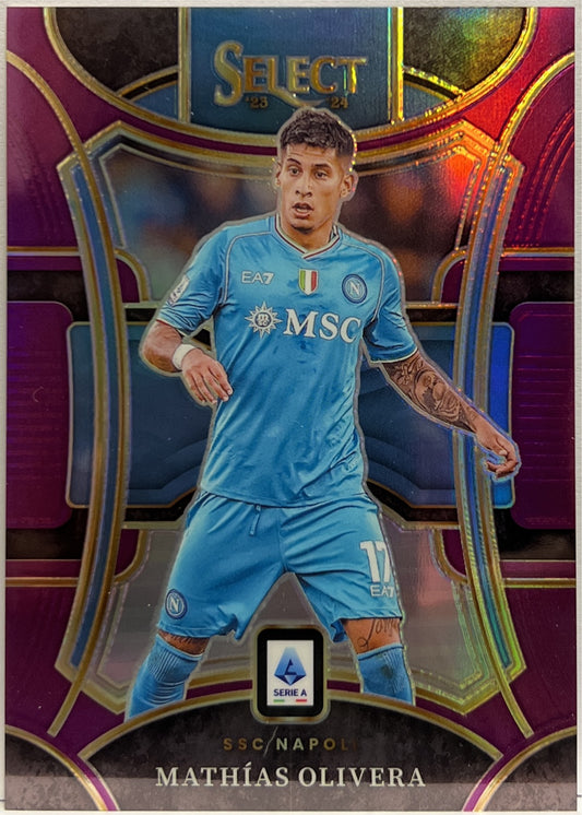 Mathias Olivera 32/49 Mezzanine Purple Select Serie A 2023/24