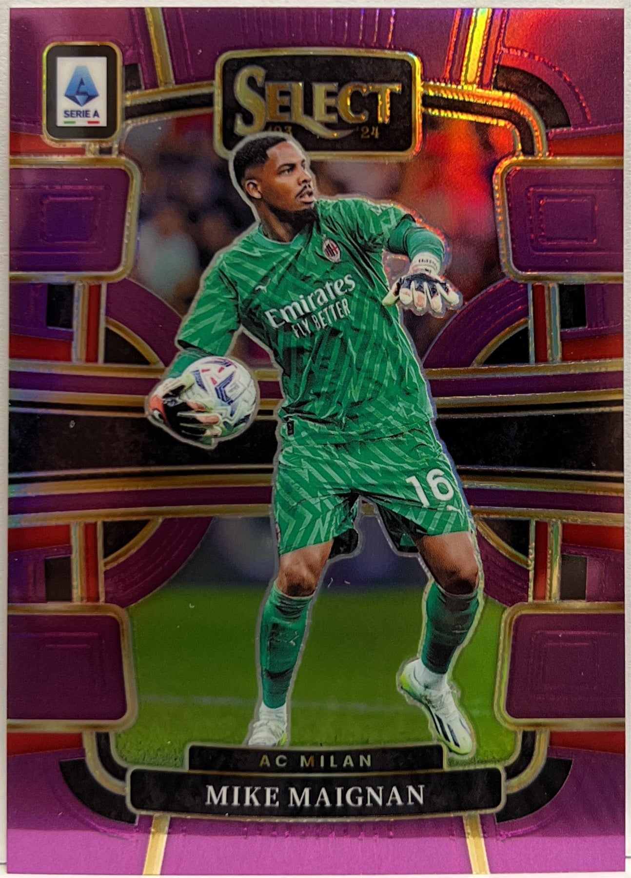 Mike Maignan 16/49 Terrace Purple Select Serie A 2023/24