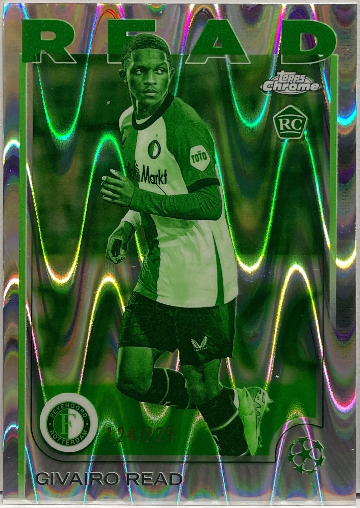 Givairo Read 124/225 Rookie Night Vision RayWave Topps Chrome UCC 2024/25