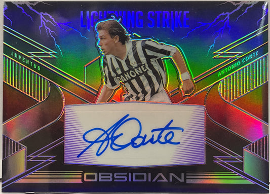 Antonio Conte 8/15 Autograph Lightning Strike Obsidian 2020/21