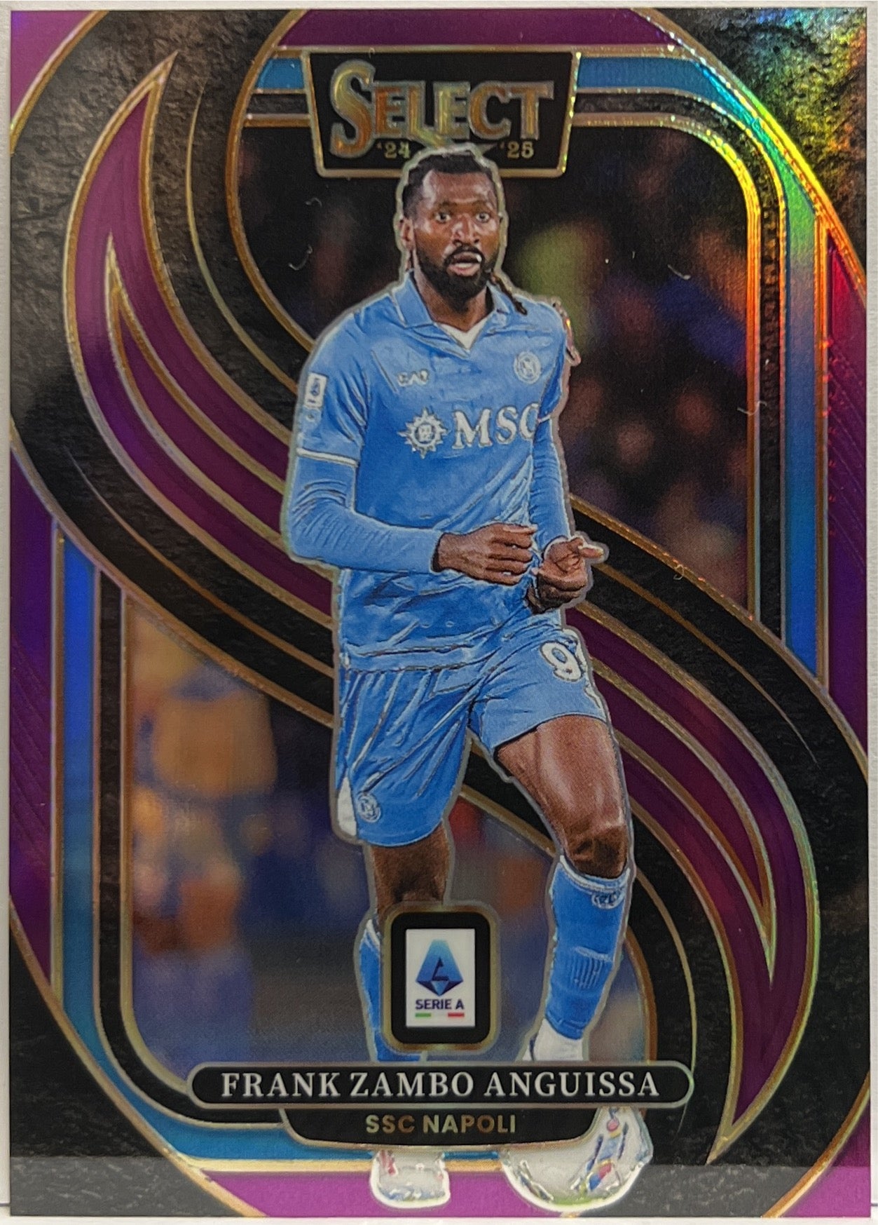 Frank Zambo Anguissa 9/49 Mezzanine Purple Select Serie A 2024/25