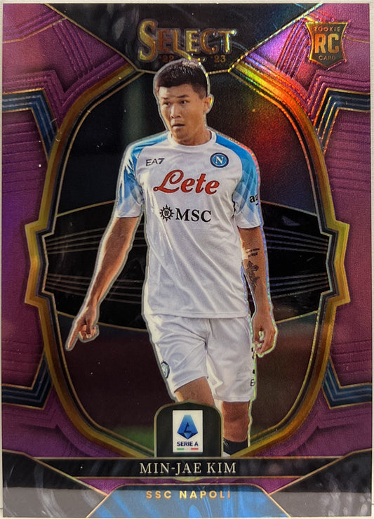 Min Jae Kim 9/49 Rookie Terrace Purple Select Serie A 2022/23