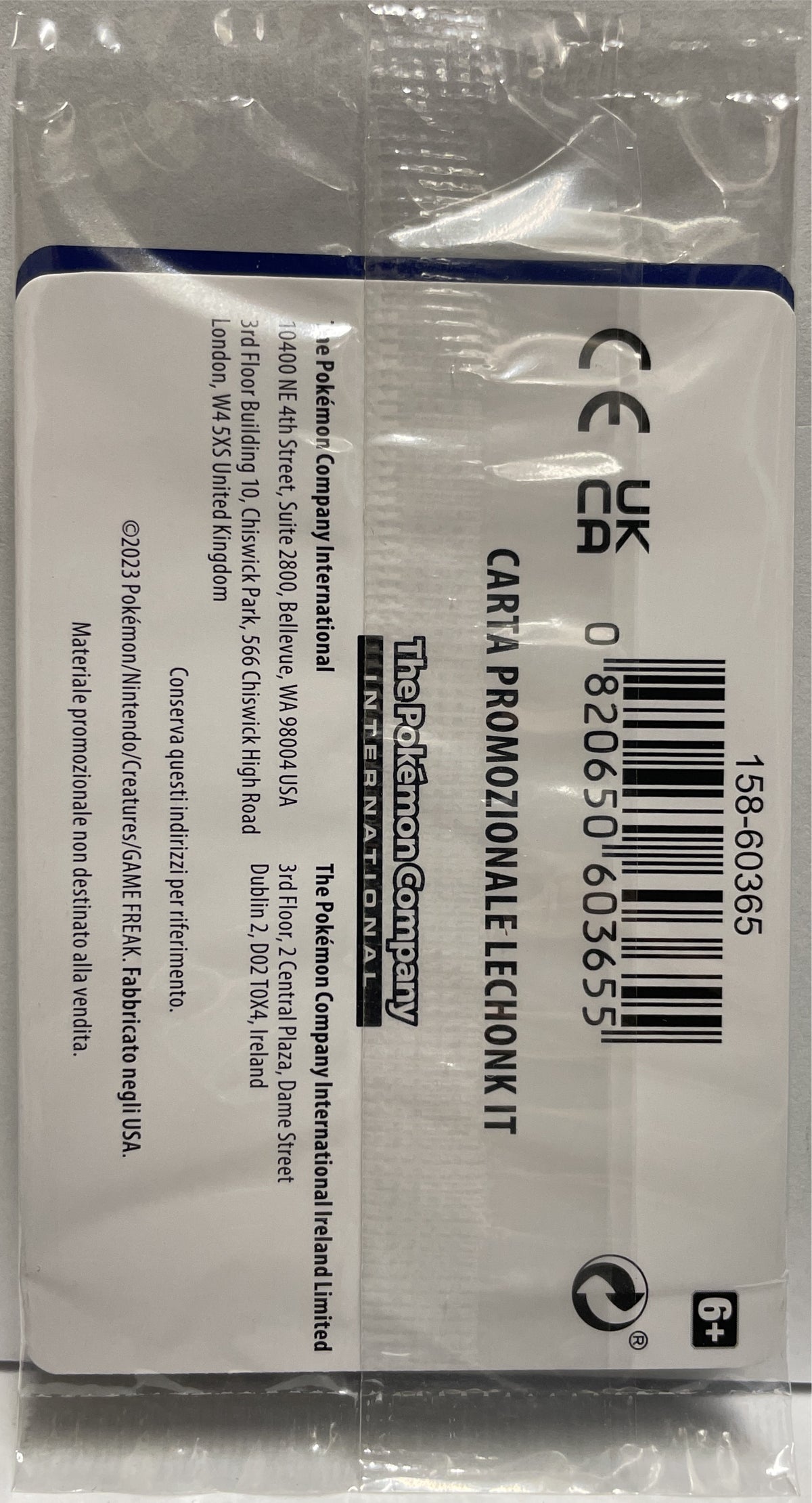 Lechonk 154/198 Promo Pokemon SVI It Scarlatto E Violetto Ita 2023