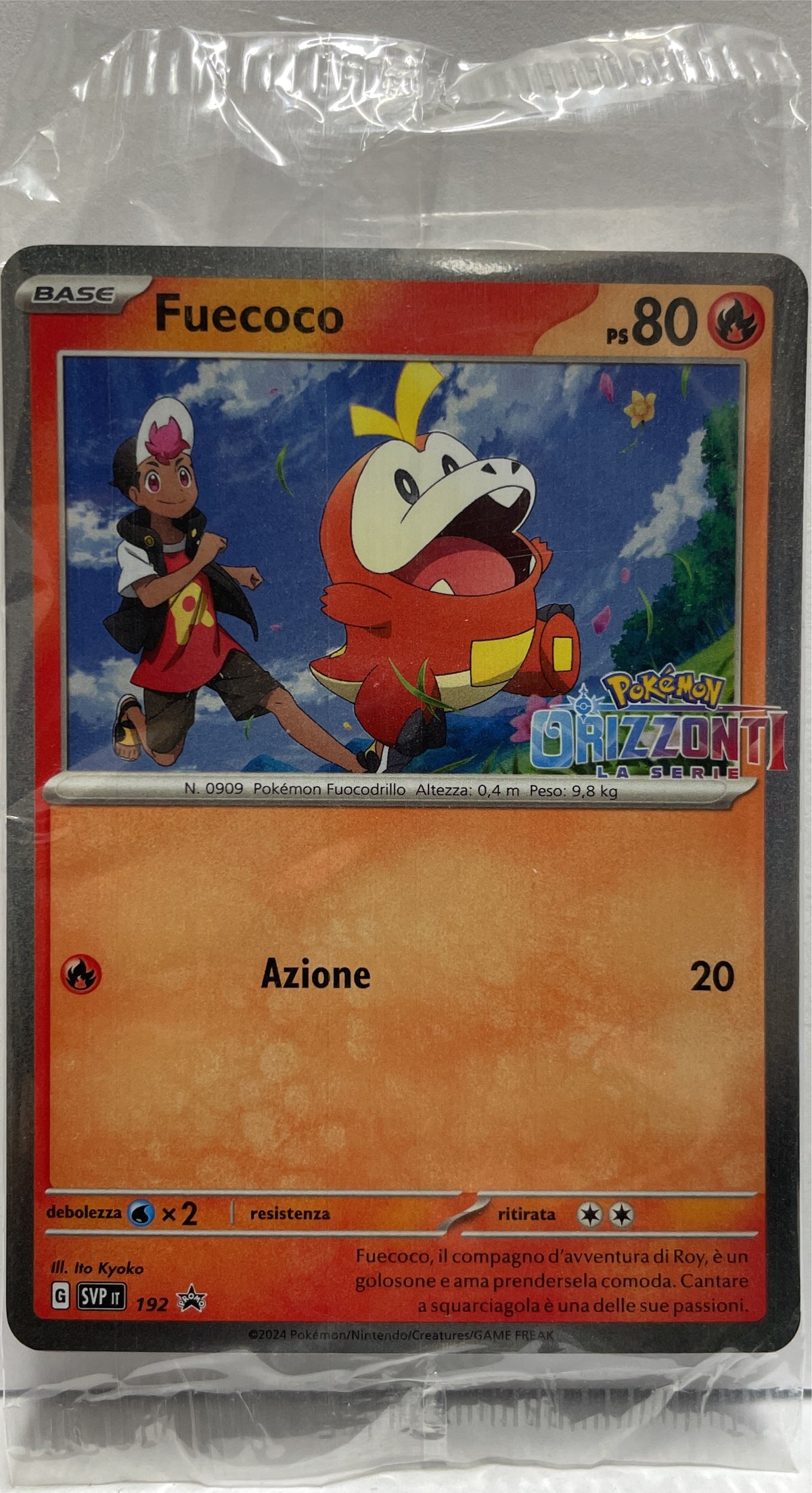 Fuecoco 192 Promo Pokemon SVP It Orizzonti La Serie Ita 2024