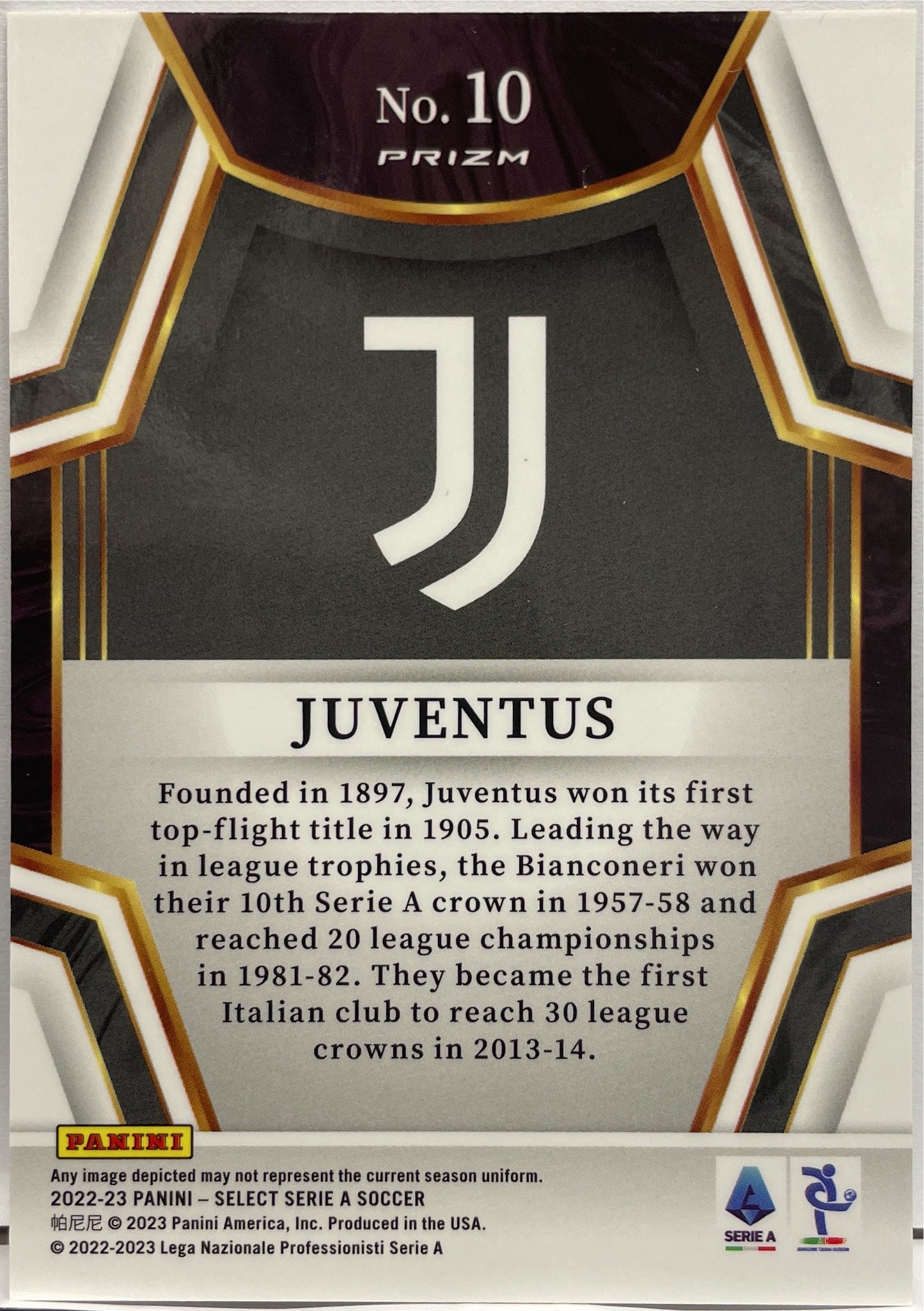 Juventus Team Bedge Select Serie A 2022/23