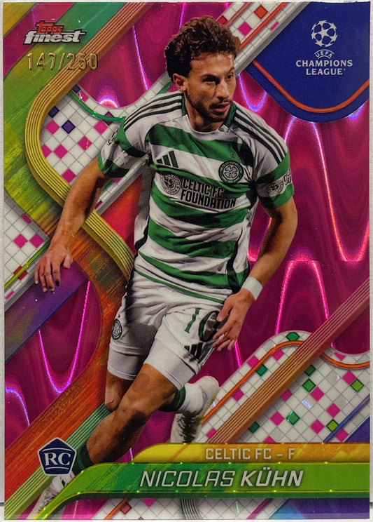 Nicolas Khun 147/250 Rookie Pink Raywave Topps Finest UCC 2024/25