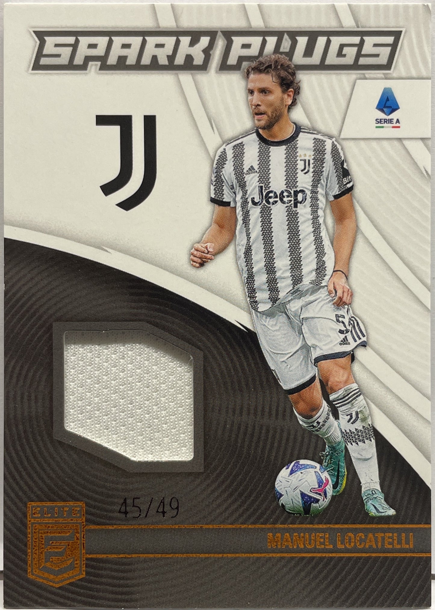 Manuel Locatelli 45/49 Patch Spark Plugs Donruss Elite Serie A 2022/23