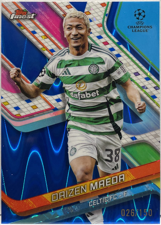 Daizen Maeda 26/150 Blue Raywave Topps Finest UCC 2024/25