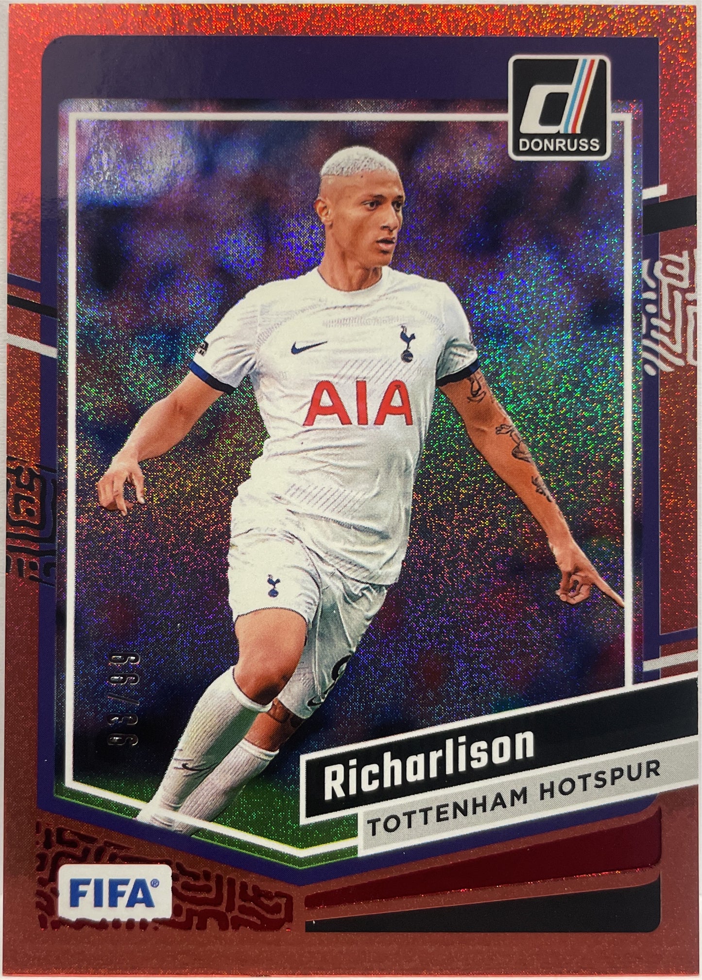 Richarlison 93/99 Pink Cubic Donruss Fifa 2023/24