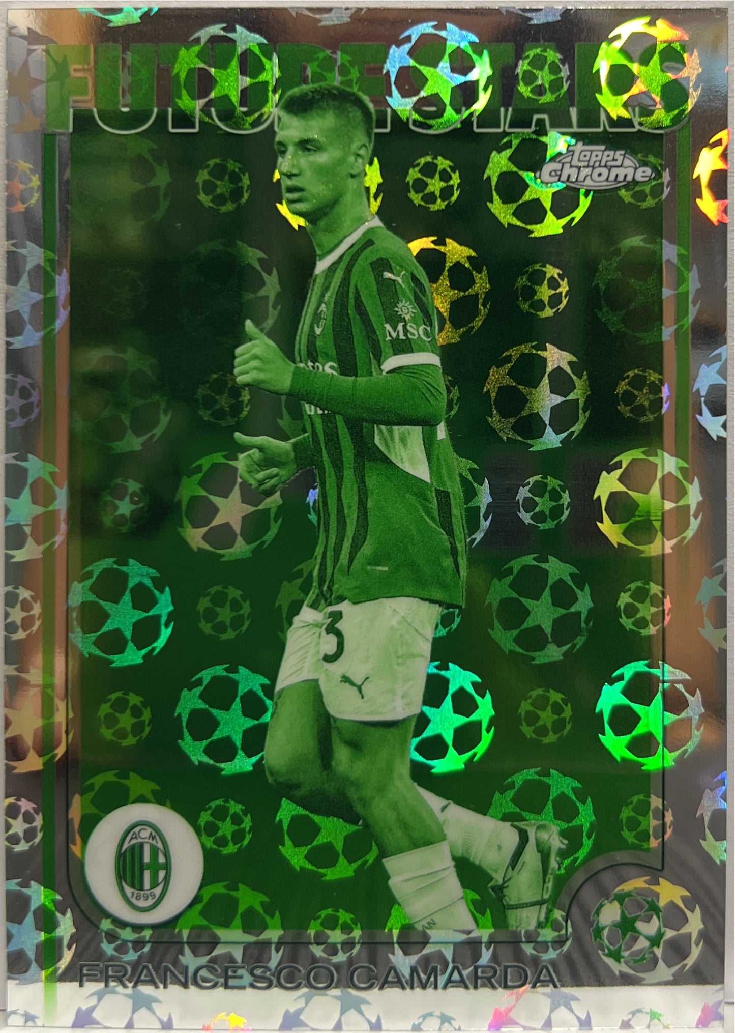 Francesco Camarda Future Stars Starball Topps Chrome UCC 2024/25