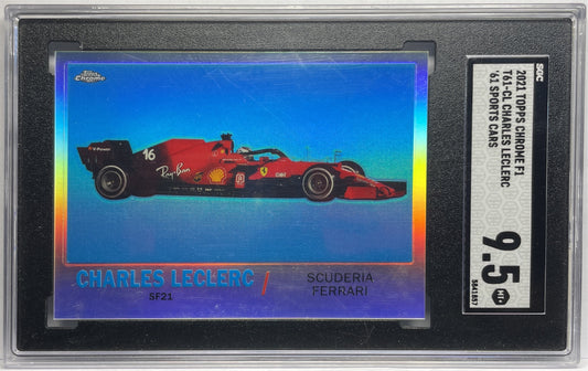 SGC 9.5 - Charles Leclerc '61 Sports Cars - Topps Chrome F1 2021